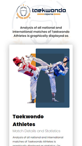Android application Taekwondo Reports screenshort