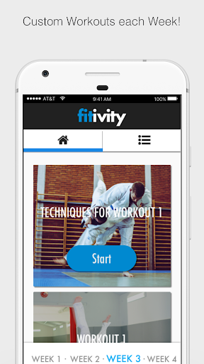 Android application Judo Training screenshort