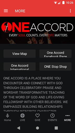 One Accord International Screen 3