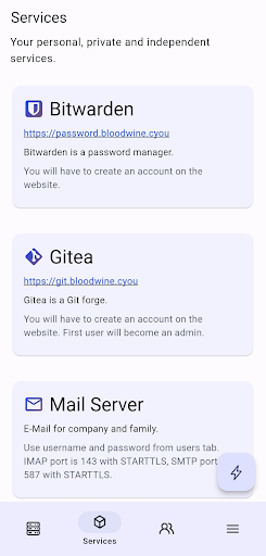 SelfPrivacy Screen 3