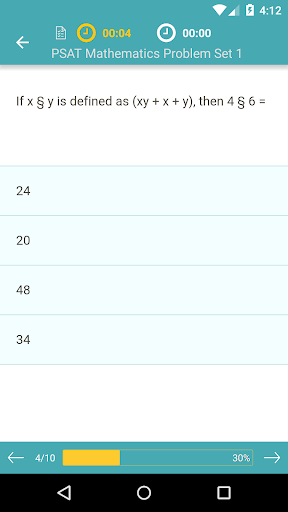 PSAT: Practice,Prep,Flashcards Screen 3