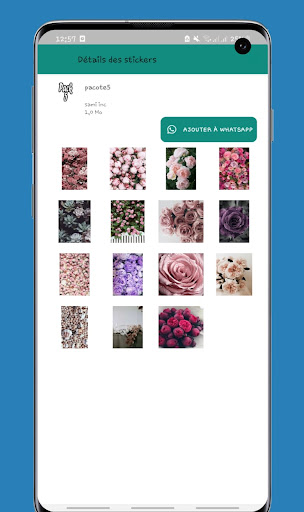 Figurinhas de flores para What