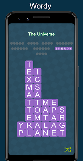 Android application Wordy screenshort