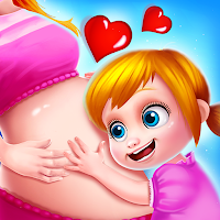 Pregnant Mom And Mommy Twin Baby Babysitter Games