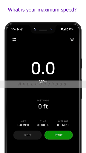 GPS Speedometer Screen 3