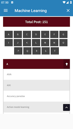 Machine learning Screen 2