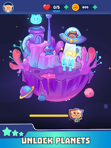 Space Astro Cat Brick Galaxy