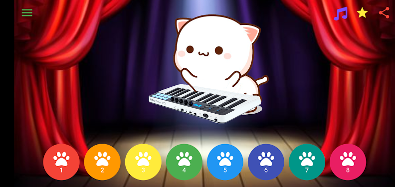 #1. Peach Cat Music (Android) By: Busber