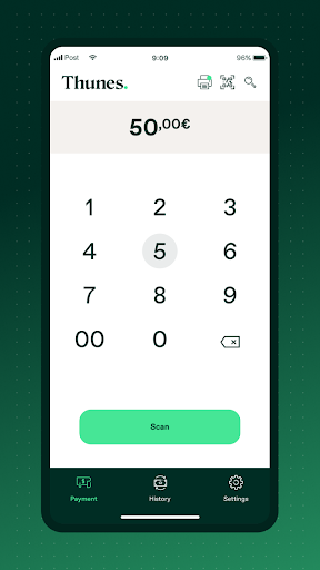 Android application Thunes QR Payments screenshort