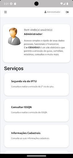 Android application e-CIDAHDAO screenshort