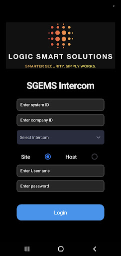 SGEMS Intercom Screenshot