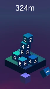 Chain Cube Tower 2048