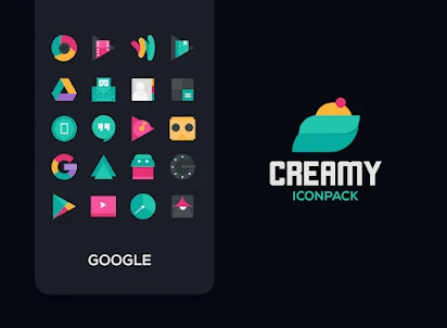 Creamy Icon pack
