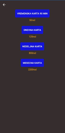 Bg karta za gradski Screen 2