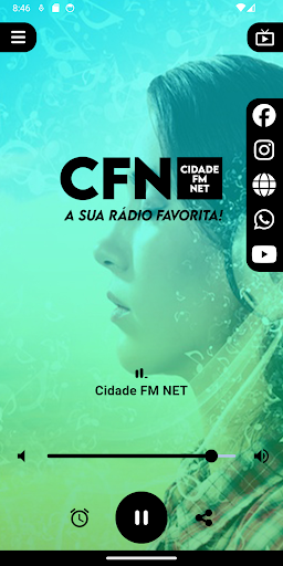 Android application Rádio Cidade FM Net screenshort