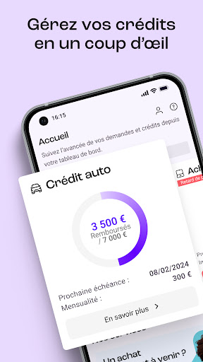 Android application Younited - Crédit Instantané screenshort