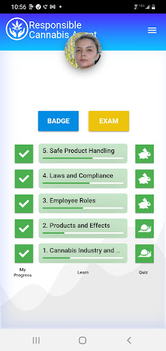 Cannabis Training Screen 2