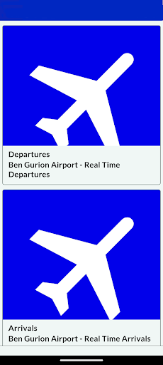 Ben Gurion Flights Screen 2