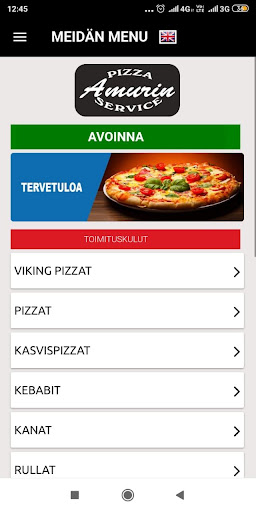 Pizza Service Amuri Screen 2