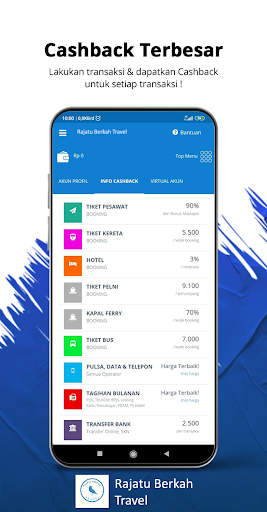 Rajatu Berkah Travel Screen 3