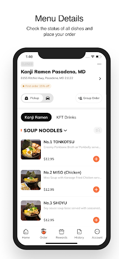 Screenshot of Kanji Noodle