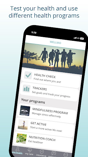 Android application Wellmo - Health and Fitness screenshort