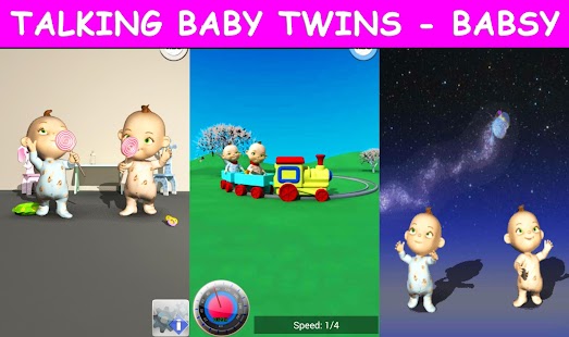 Talking Baby Twins - Babsy Screenshot