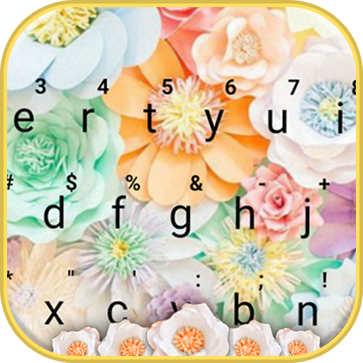 Fresh Flower Blossom Keyboard logo