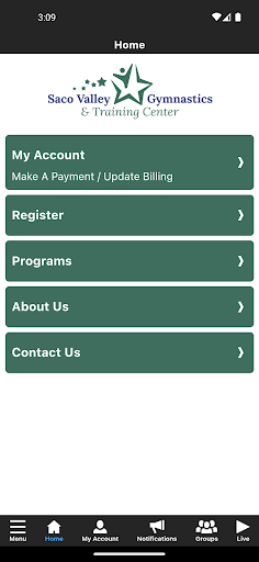 SVGTC Connect Screen 2