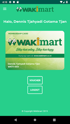 Android application Wakimart screenshort