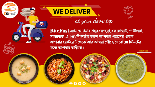 Android application BiteFast - Food Delivery screenshort