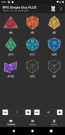 Game screenshot RPG Simple Dice PLUS mod apk