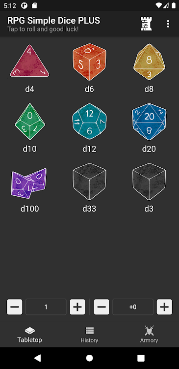 RPG Simple Dice PLUS - 0.26.0 - (Android)