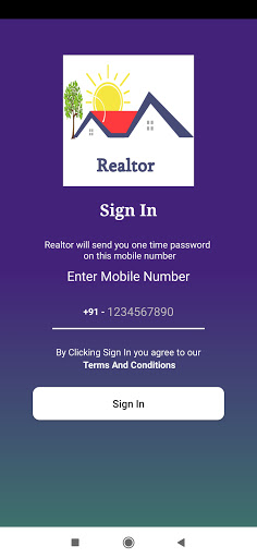 Android application MyDreamsqFt-Realtor screenshort