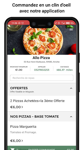 Allo Pizza Screen 2