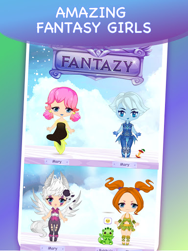 Android application Fantasy Dress Up Avatar Maker screenshort