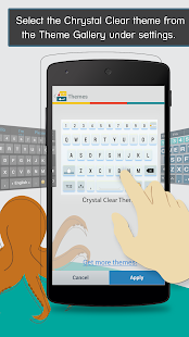 ai.type Crystal Clear Screenshot ng Keyboard