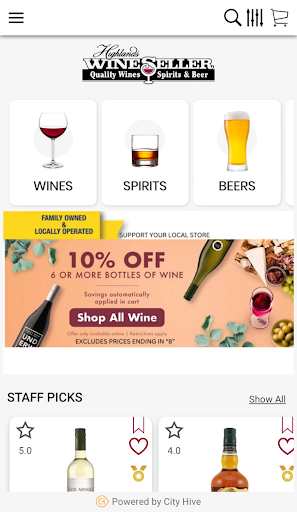 Highlands WineSeller Screen 3