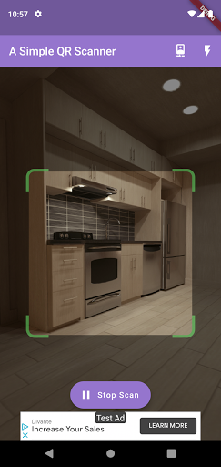 A Simple QR Scanner Screen 3