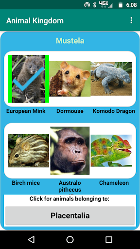 Android application Animal Kingdom screenshort