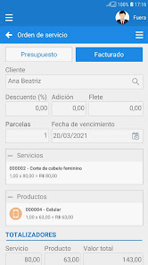 Screenshot 6 Registro de clientes, venta, s android