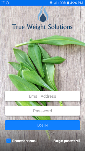 Android application True Weight Solutions screenshort
