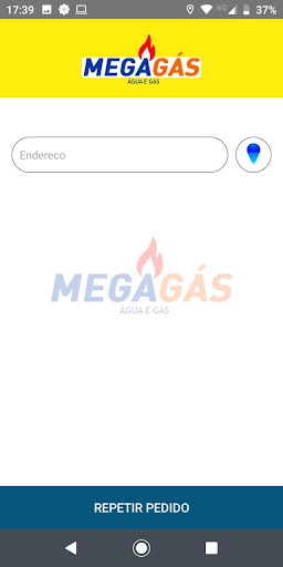 Android application Mega Gás screenshort