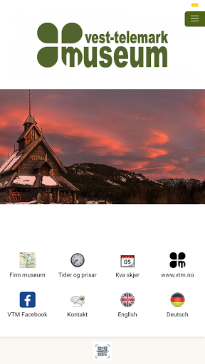 Android application Vest-Telemark Museum VTM screenshort