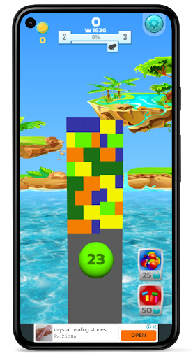 Android application Block Blaster Tower screenshort