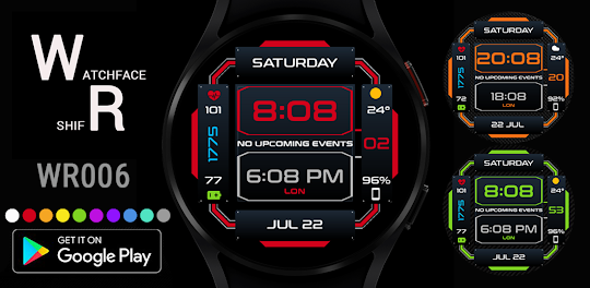 WR 006 Duo Digital Watch Face