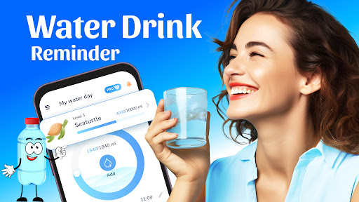 Android application My Water Day: drink reminder screenshort