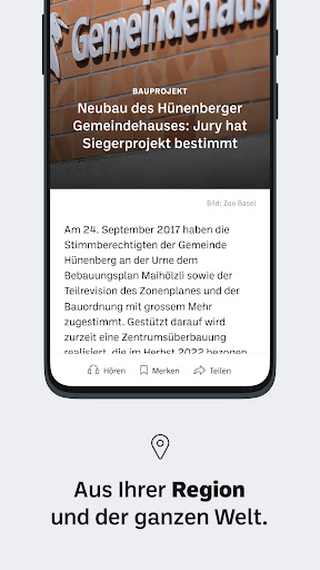 Zuger Zeitung News Screen 2