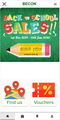 Android application Becon Stationery screenshort