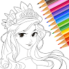 Princess Coloring:Drawing Game icon